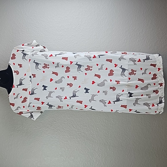 Soma | Women's Heart Balloons & Puppy Dogs V-Neckline Nightgown Sz XS - Picture 3 of 7